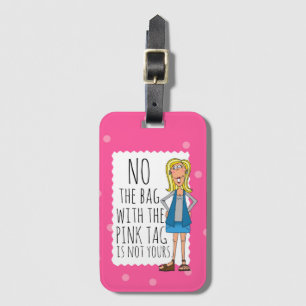 Kein ist die Tasche mit dem rosa Umbau nicht Ihre Gepäckanhänger