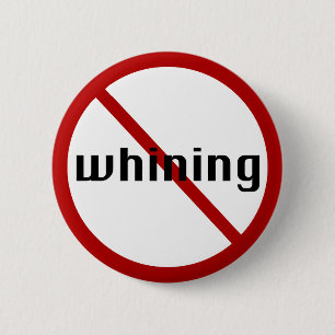 Kein jammernder Knopf Button