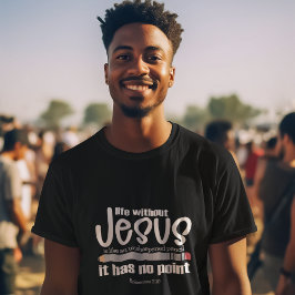 KEIN JESUS KEIN PUNKT Christlicher Glaubenssatz Mä T-Shirt