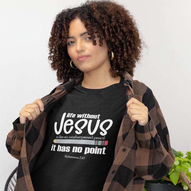 KEIN JESUS? NEIN PUNKT! Christlicher Glaubenssatz  T-Shirt (Von Creator hochgeladen)