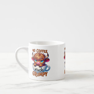 Kein Kaffee viel mürrisch Espressotasse