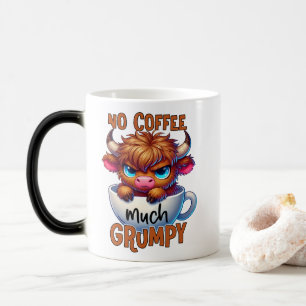 Kein Kaffee viel mürrisch Verwandlungstasse