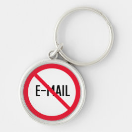 Kein Karo E-Mail-Zeichen | Premium-Schlüsselanhäng Schlüsselanhänger