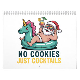 Kein Keks, nur Cocktails Santa Sommer Weihnachten Kalender