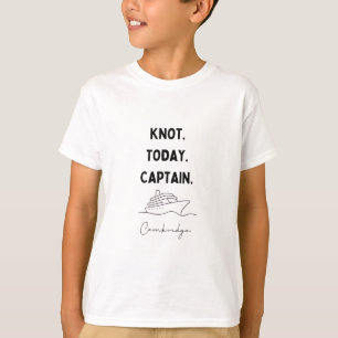 Kein Knoten Heute Kapitän Kreuzfahrt Outfit Cambri T-Shirt
