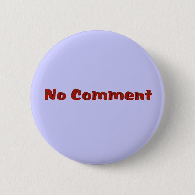 kein Kommentar Button (Vorderseite)
