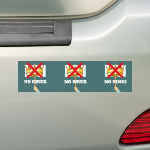 Kein König Aufkleber Autoaufkleber