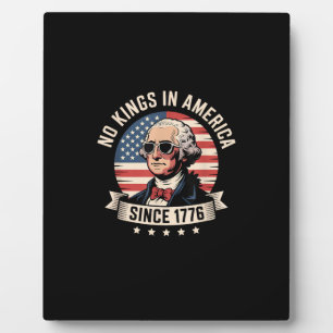 Kein König in Amerika seit 1776 Design Fotoplatte