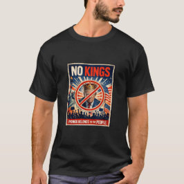 Kein König! Macht gehört dem Volk T-Shirt