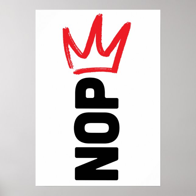 Kein König NOPE Poster (Vorne)