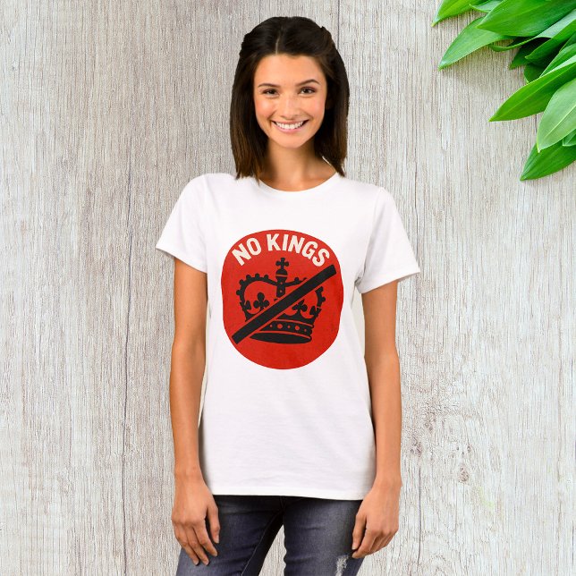 Kein König Protest Symbol T-Shirt (Von Creator hochgeladen)