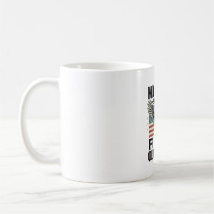 Kein König seit 1776 Patrioten Adler Vintage-Shirt Kaffeetasse