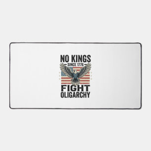 Kein König seit 1776 Patrioten-Adler Vintage-Shirt Schreibtischunterlage