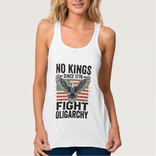 Kein König seit 1776 Patrioten Adler Vintage-Shirt Tank Top