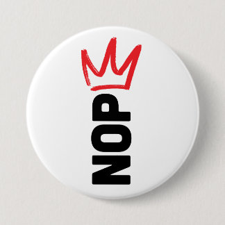 Kein Könige Knopf Button