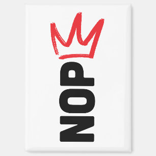 Kein Könige Knopf Magnet