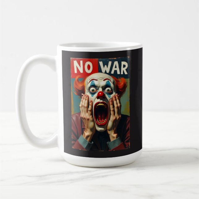 Kein Krieg gegen den Iran Frieden  Kaffeetasse (Links)