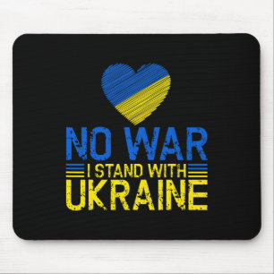 Kein Krieg Ich stehe hinter der Ukraine Beendet de Mousepad