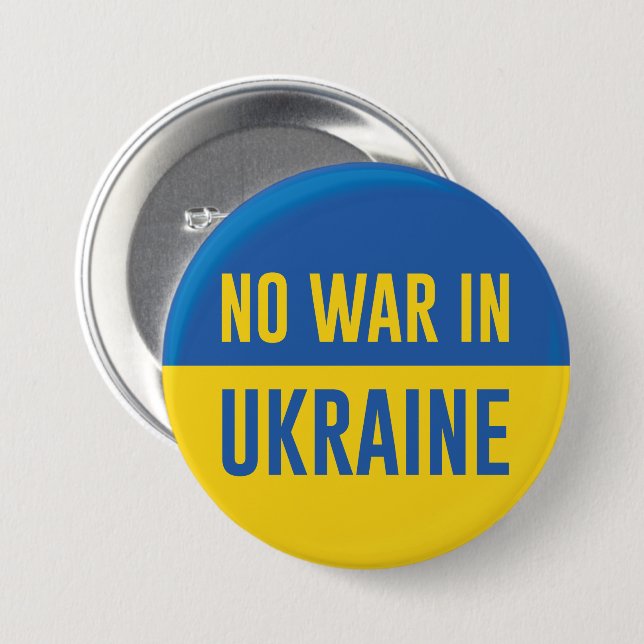 Kein Krieg in der Ukraine Button (Vorne & Hinten)