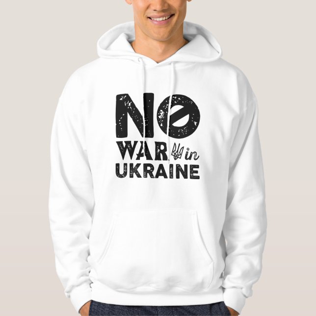 Kein Krieg in der Ukraine Hoodie (Vorderseite)