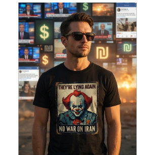 Kein Krieg Iran T-Shirt – Fake News Propaganda