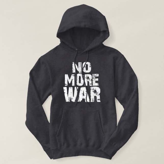 Kein Krieg mehr Hoodie (Design vorne)