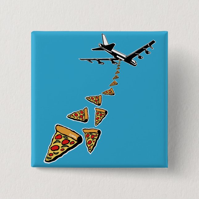 Kein Krieg mehr Pizza Button (Vorderseite)