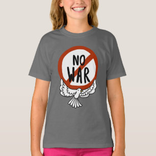Kein Krieg mit Taube T-Shirt