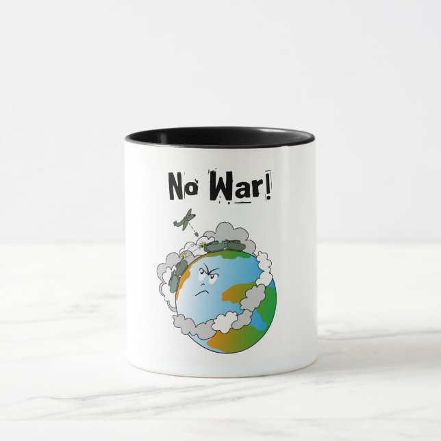 Kein Krieg! Tasse (Zentrum)