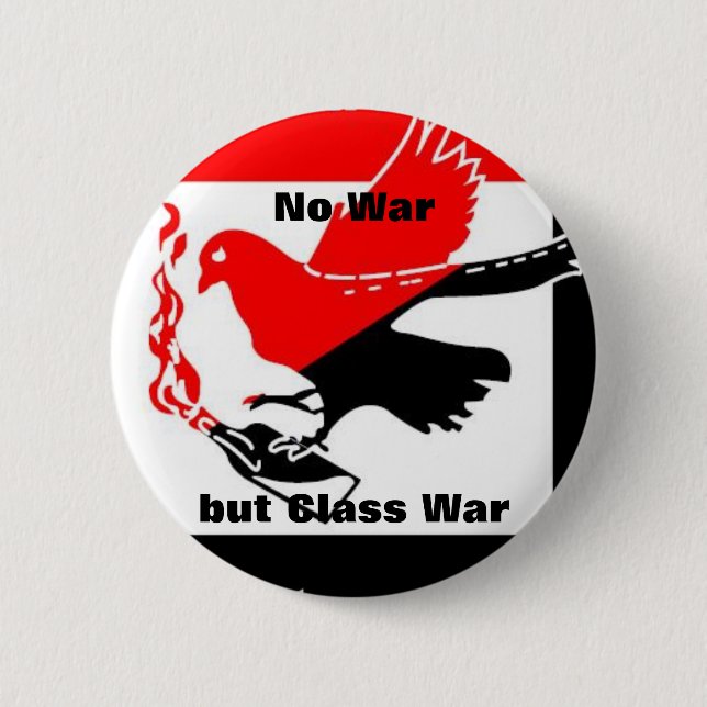 Kein Kriegsknopf Button (Vorderseite)