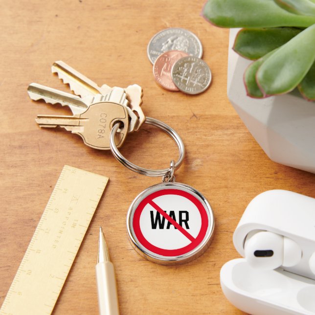 Kein Kriegsverbot | Premium-Schlüsselanhänger Schlüsselanhänger (Schreibtisch)