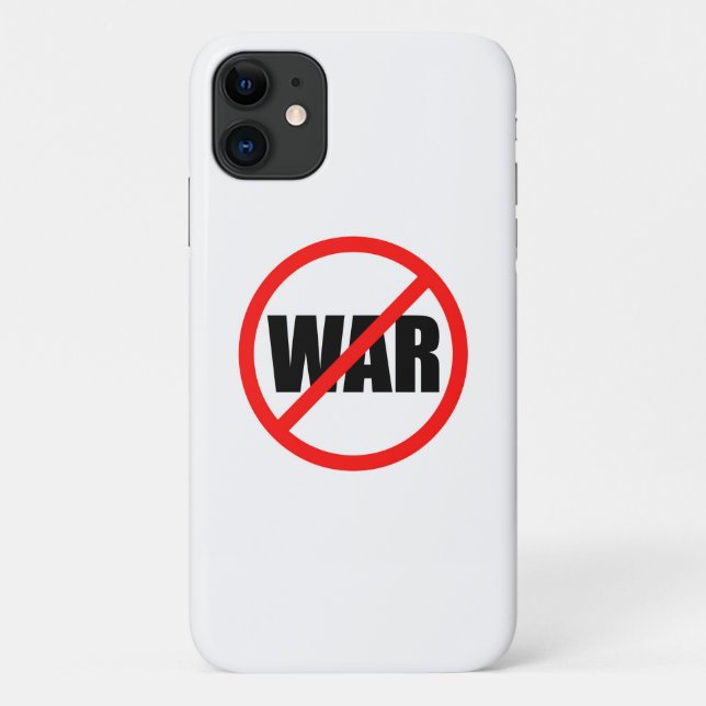 Kein Kriegszeichen Case-Mate iPhone Hülle (Rückseite)