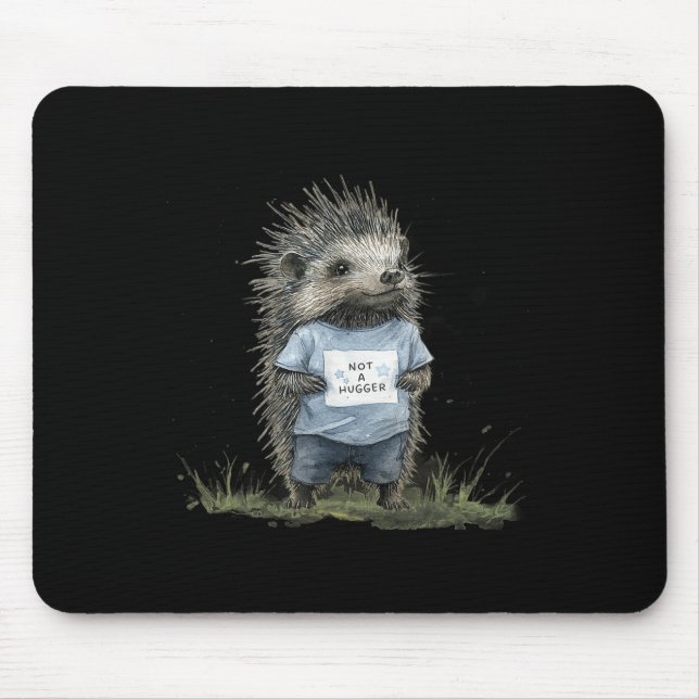 Kein Kuscheliger Igel  Mousepad (Vorne)
