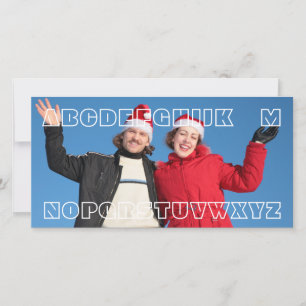 "Kein L" Wortwitz-Witz Weihnachtskarte Feiertagskarte