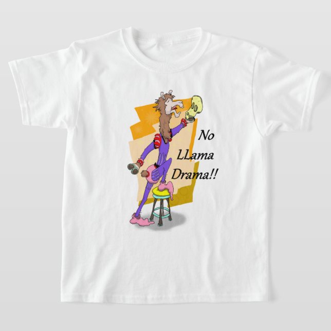 Kein Lama Drama! 4 T-Shirt (Ablage )
