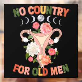 Kein Land für den alten Mann Fensteraufkleber