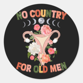 Kein Land für den alten Mann Runder Aufkleber