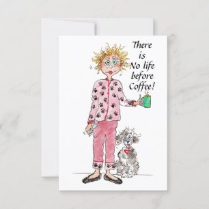 Kein Leben vor Kaffee Altes Sprichwort Grün Zeichn