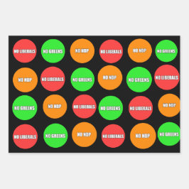 kein liberales Nippel Geschenkpapier Set