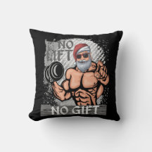 Kein Lift kein Geschenk Weihnachtsmann Gym