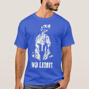 Kein Limit für Spartanisches Bier auf Gym Motivati T-Shirt