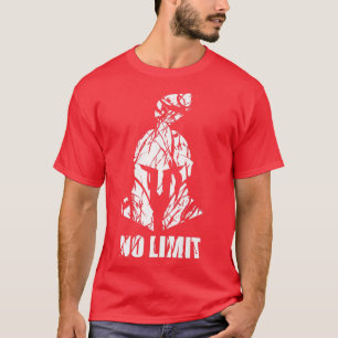 Kein Limit für Spartanisches Bier auf Gym Motivati T-Shirt