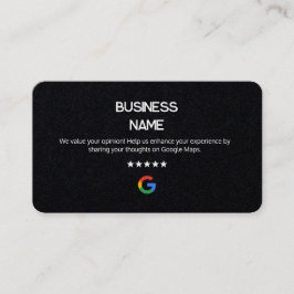📲 Kein Logo Einfache Google Review Premium Cards Visitenkarte