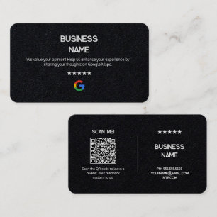 📲 Kein Logo Einfache Google Review Premium Cards Visitenkarte