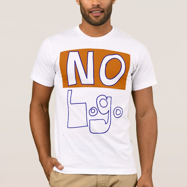 Kein Logo T-Shirt (Vorderseite)