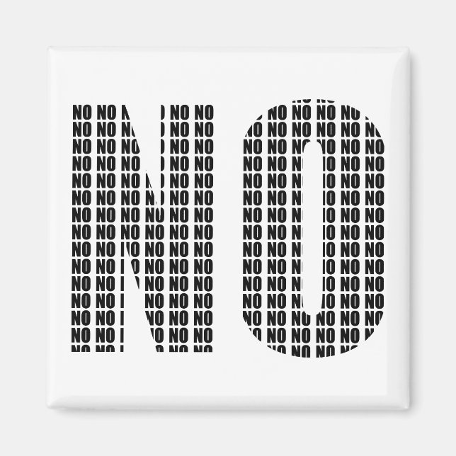 Kein lustiger Kühlschrankmagnet Kühlschrank Magnet (Vorne)