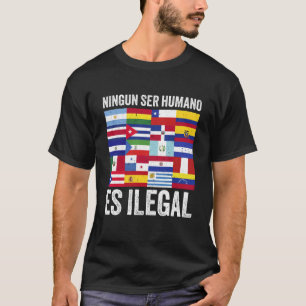 Kein Mensch ist illegal Lateinamerika Einheit Hi T-Shirt