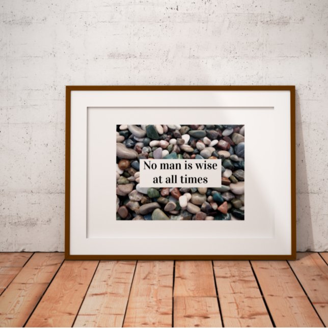 Kein Mensch ist immer weise Poster (Von Creator hochgeladen)