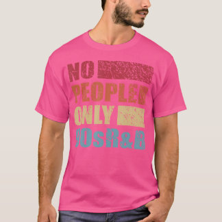 Kein Mensch nur 90er Rb Funny Introvertiert Retro  T-Shirt