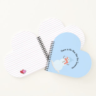 Kein Mensch wie der Schneemann Notizbuch